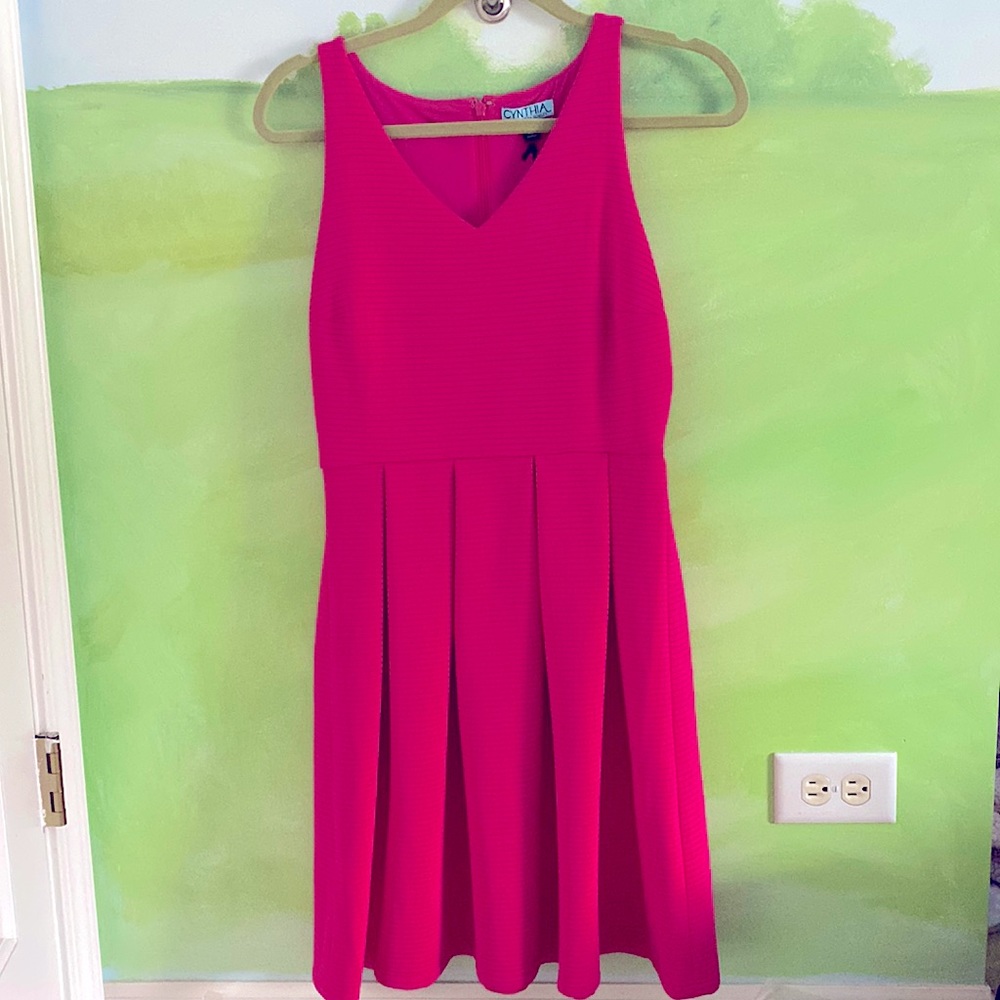 Cynthia Rowley “Fox Trot” dress in Flute Pink.